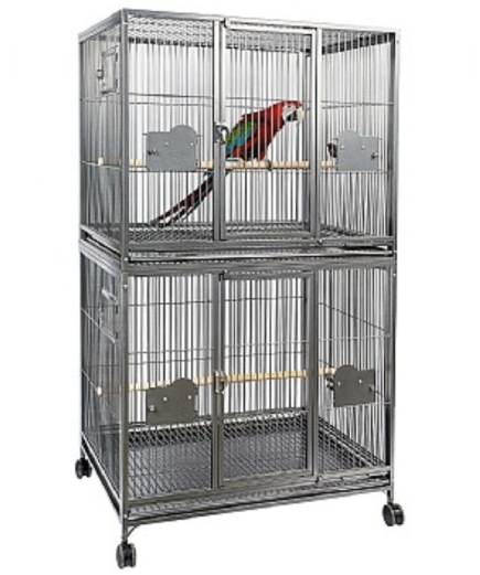 Rainforest Cages Double Breeding or Display Parrot Cage